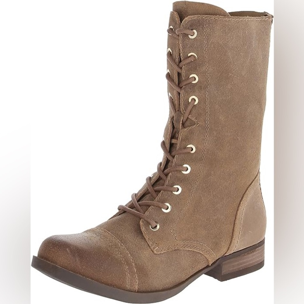 ALDO Women's Brooklyn Combat Boots, US size 8, Taupe